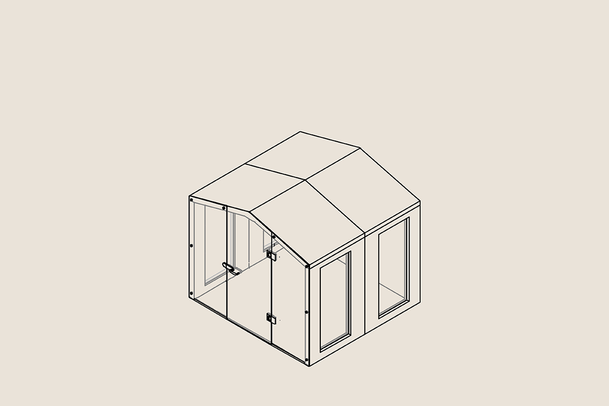 Bea room 4 person office pods