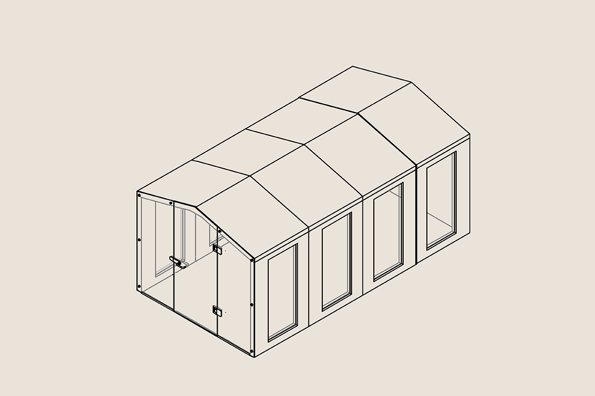 Bea Rooms 8 person office meeting pods