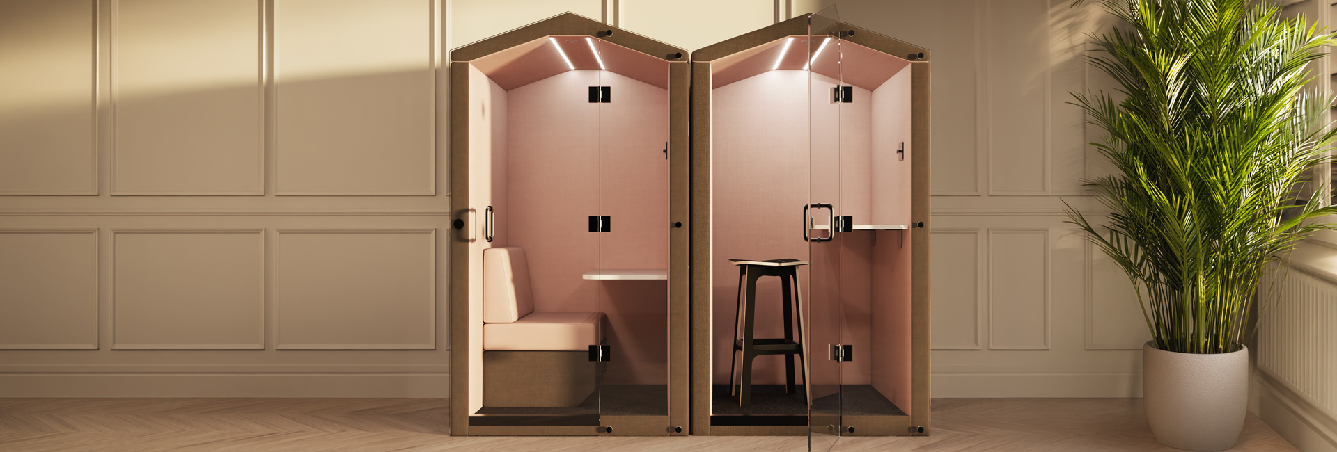 Bea pitched roof office pod