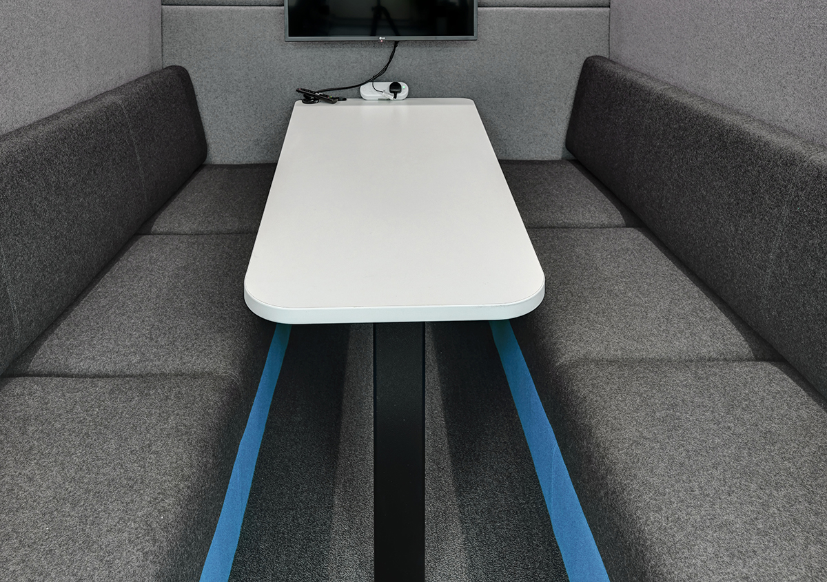 Inside a Bob 6 Person Pod