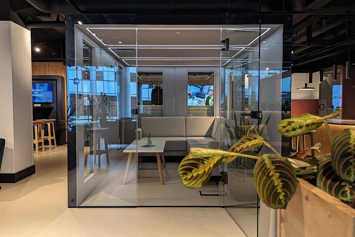 Bob Rooms Office Pod Glass Front