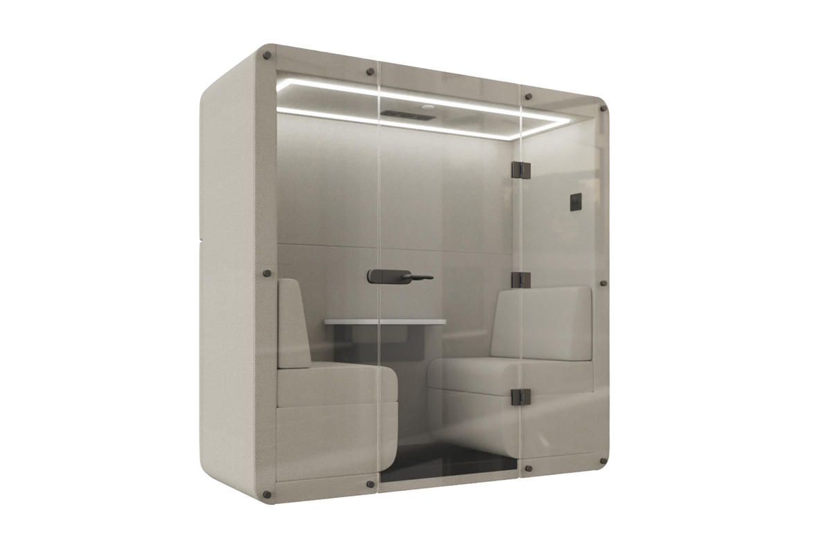 Enclosed office pods
