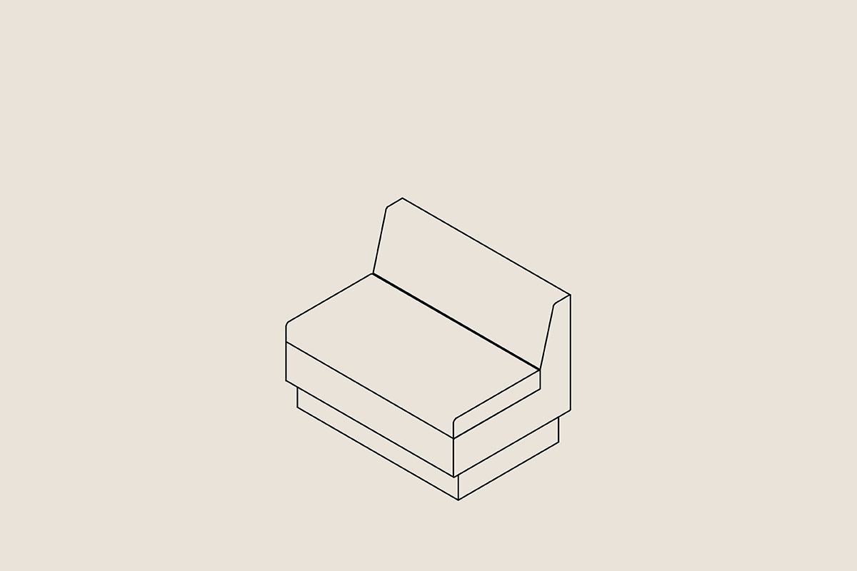 low back banquette seating