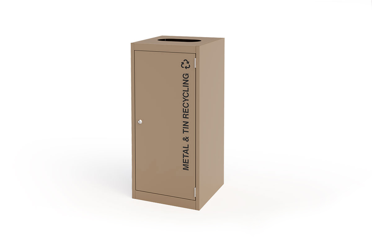 Metal and Tin Recycling Bin