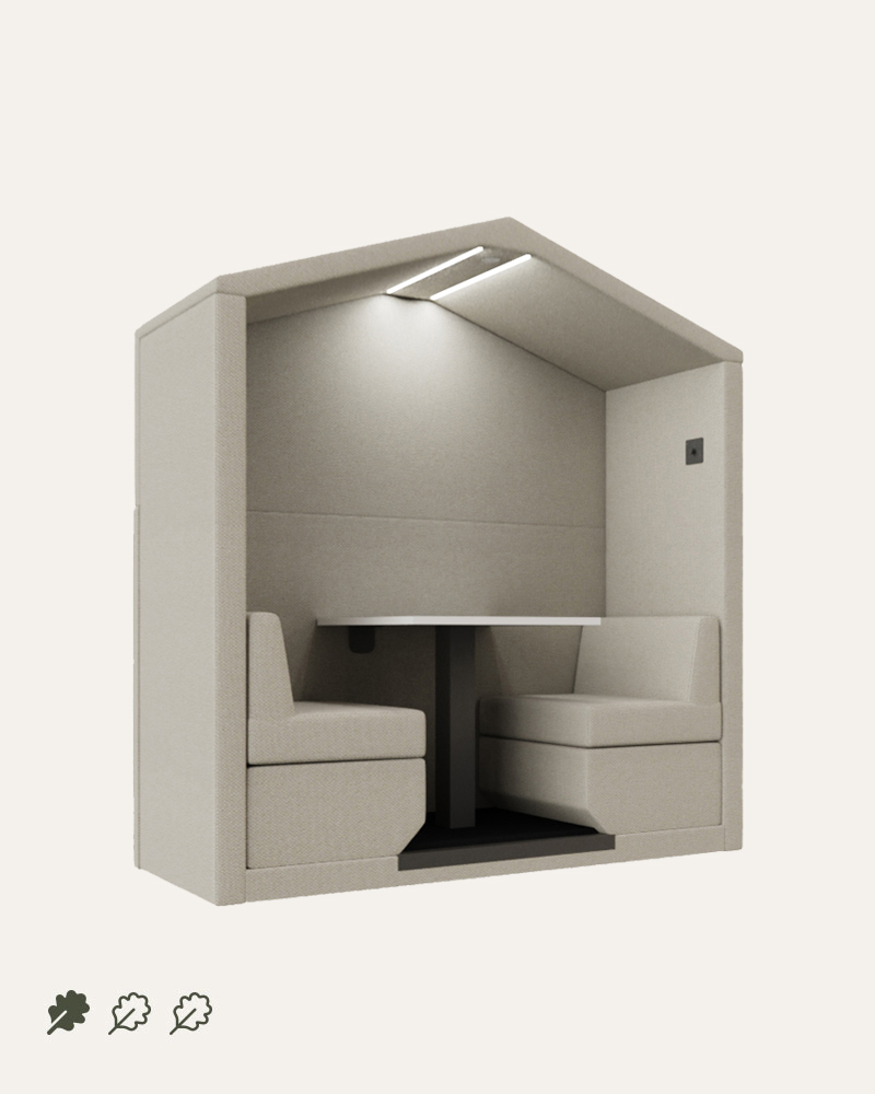 JDD Bea pitched roof meeting pods