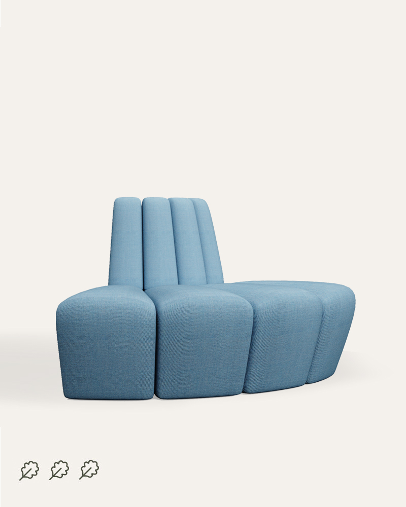 Terry banquette sofa