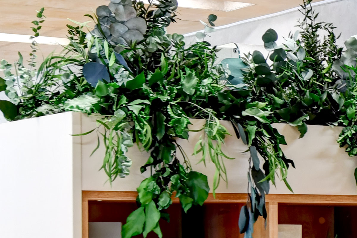 Match Preserved Foliage Planters