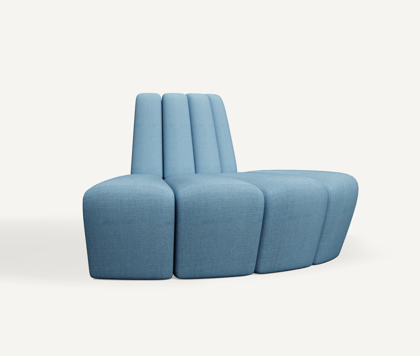 Terry curved modular seating