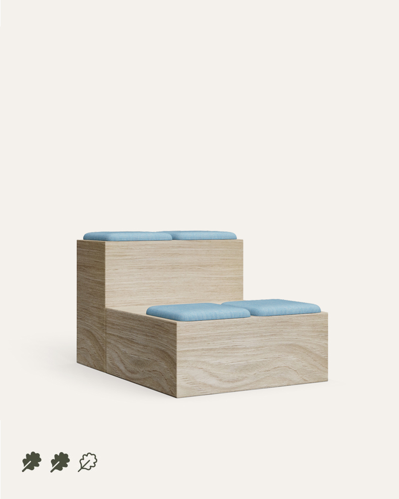 Theo modular platform seating