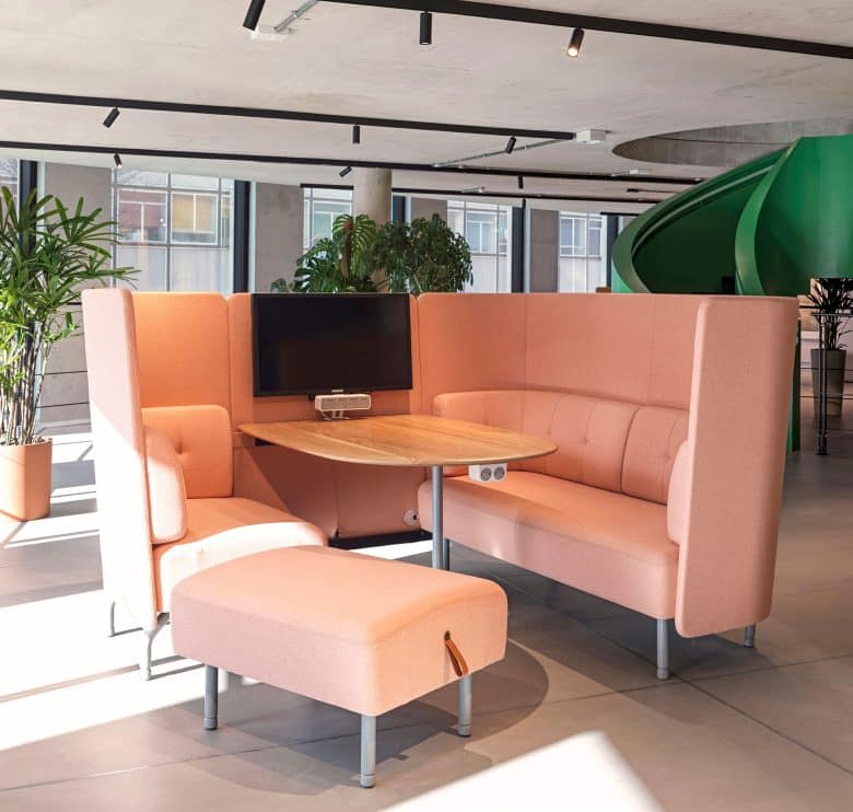 Beyond the Desk Wheelchair friendly meeting booths