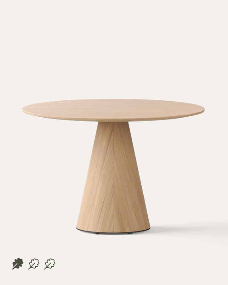 Brooke tapered pillar meeting table