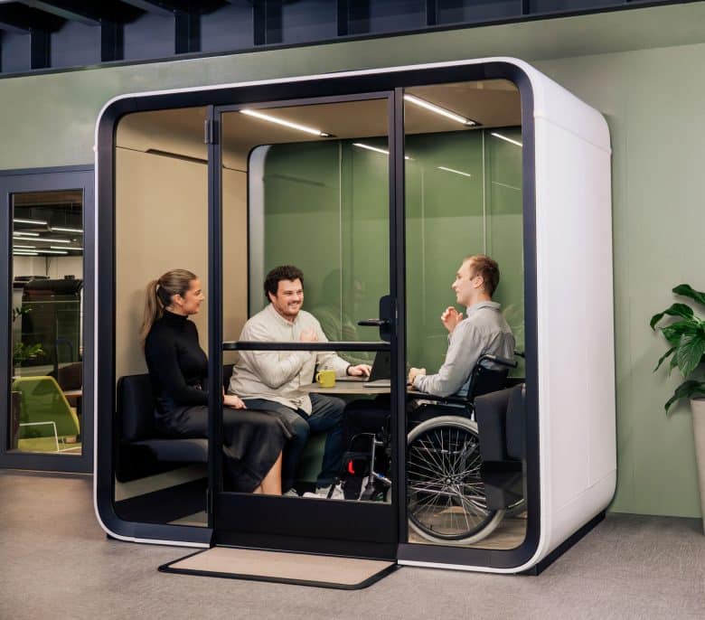 wheelchair accessible meeting pods
