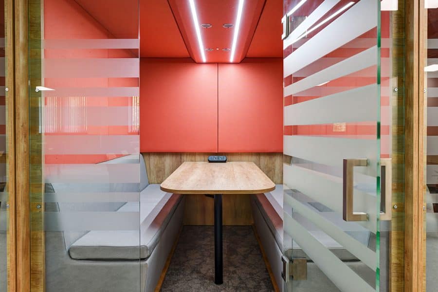 Office pod installation