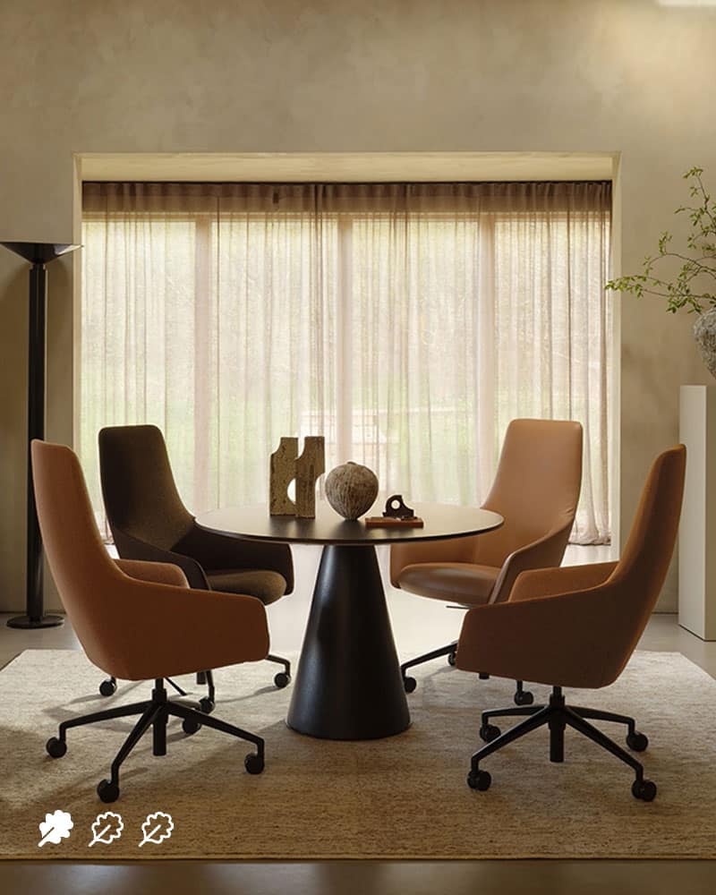 Brooke pillar meeting room tables