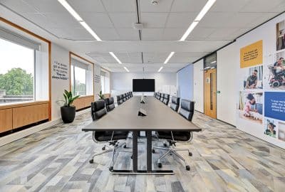 Convo boardroom table installation