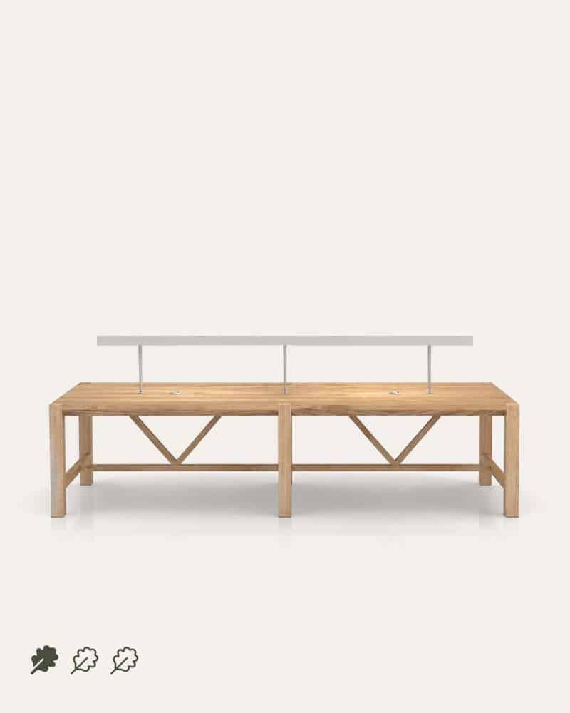 Library bench touchdown tables