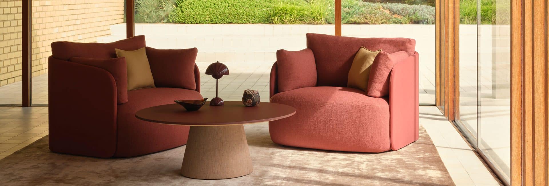 Mila office armchair and sofa range