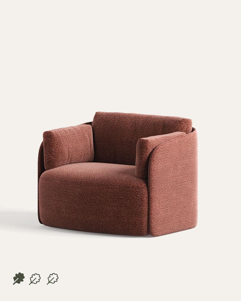 Mila oversized office armchair