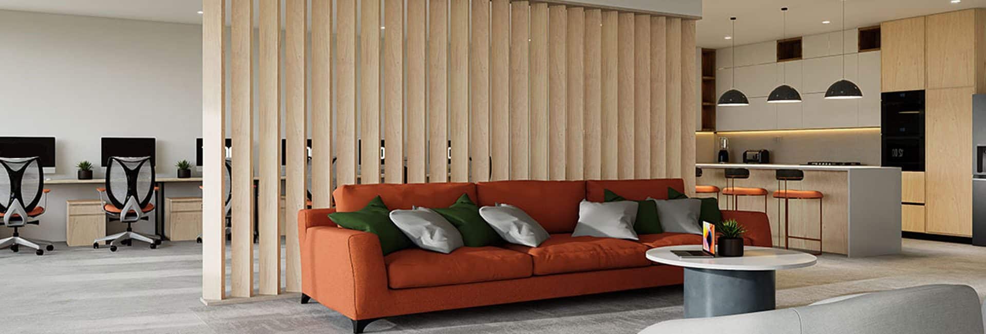 Modular acoustic partitions and zoning