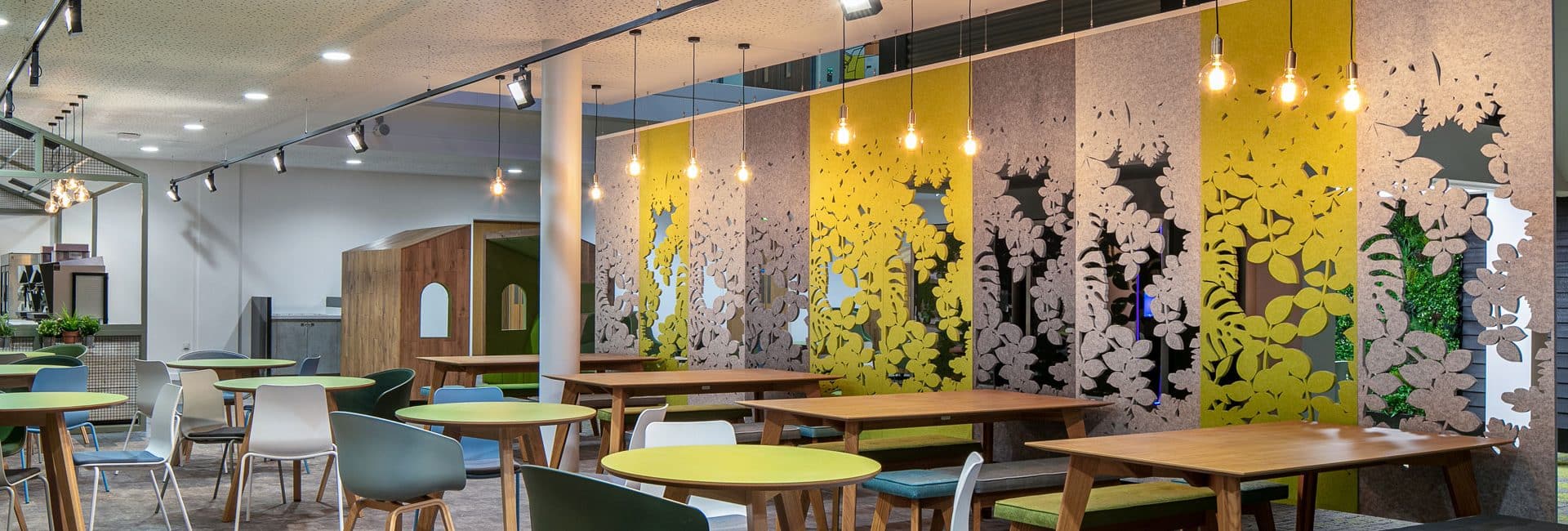 Lull suspended acoustic screens